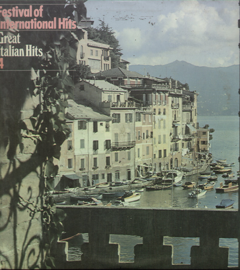 Festival of International Hits Great Italian Hits 4 — LP vinyl record cover