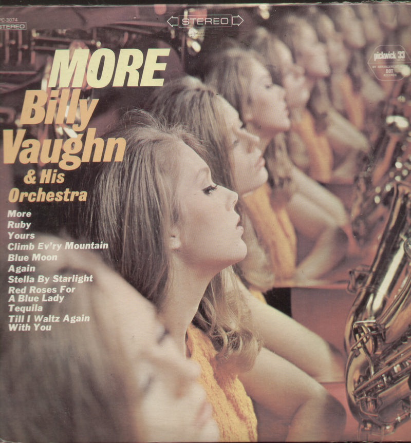 More Billy Vaughn & His Orchestra — LP vinyl record cover