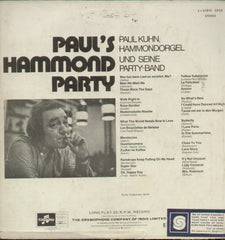 Paul Kuhn Pauls Hammond Party - English Bollywood Vinyl L P