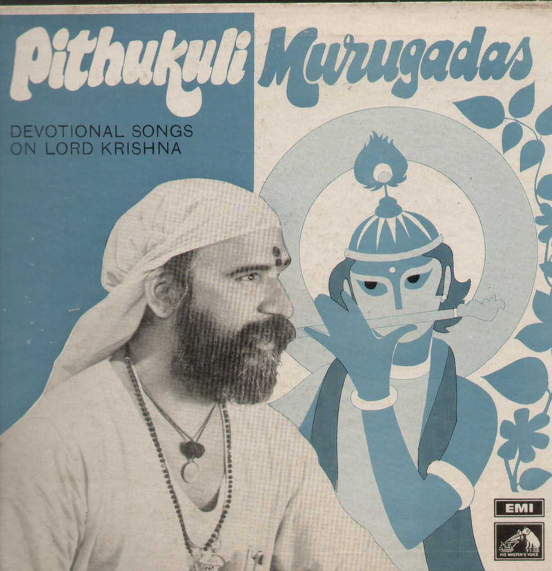 on Lord Krishna Pithukali Murugadas 1971 — 1971 devotional LP vinyl record cover