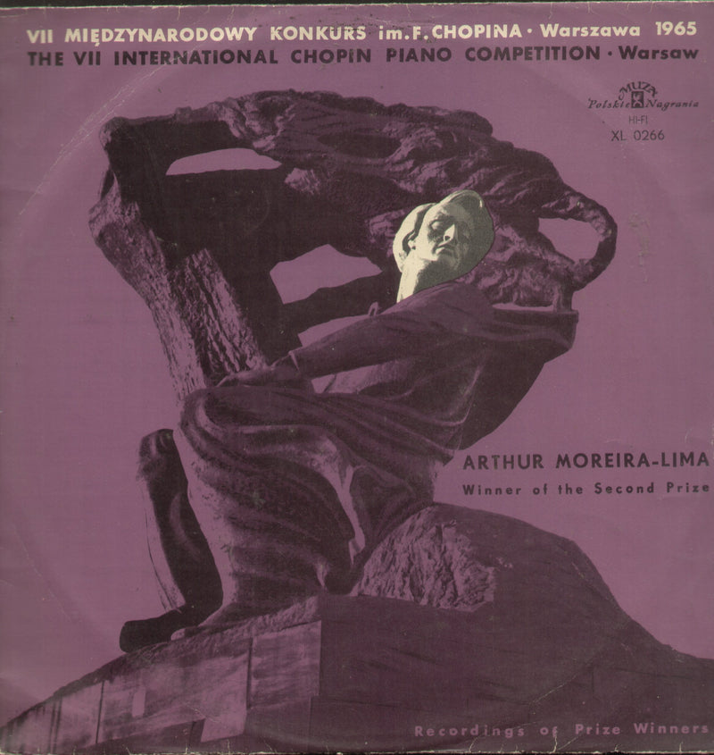 Warsaw by The VII International Chopin Piano Competion — instrumental LP vinyl record cover