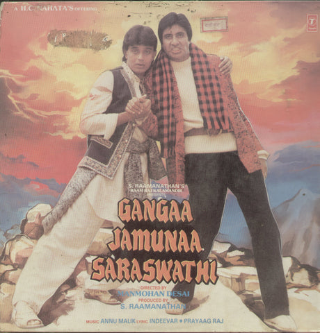 Gangaa Jamunaa Saraswathi 1988 - Hindi Bollywood Vinyl LP