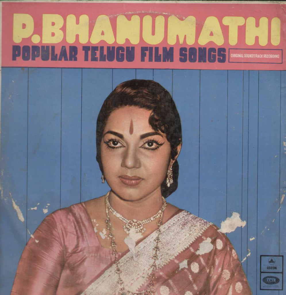 P. Bhanumathi Popular Telugu Films Popular Songs 1971 Telugu Vinyl LP