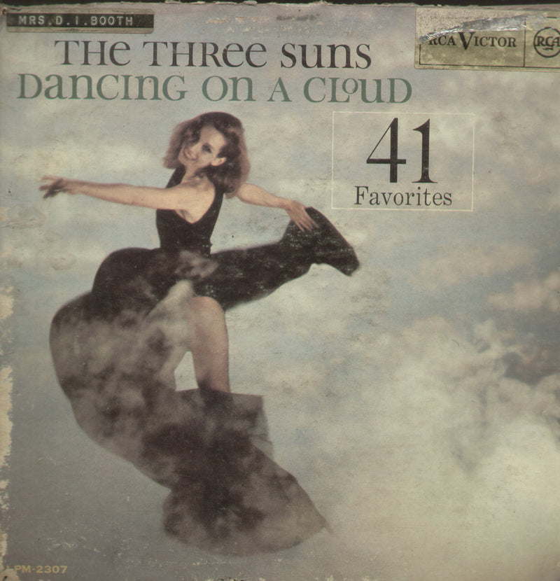 The Three Suns Dancing On a Cloud — LP vinyl record cover