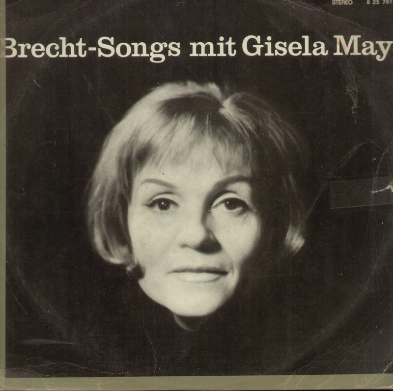 Brecht Songs Mit Gisela May — LP vinyl record cover