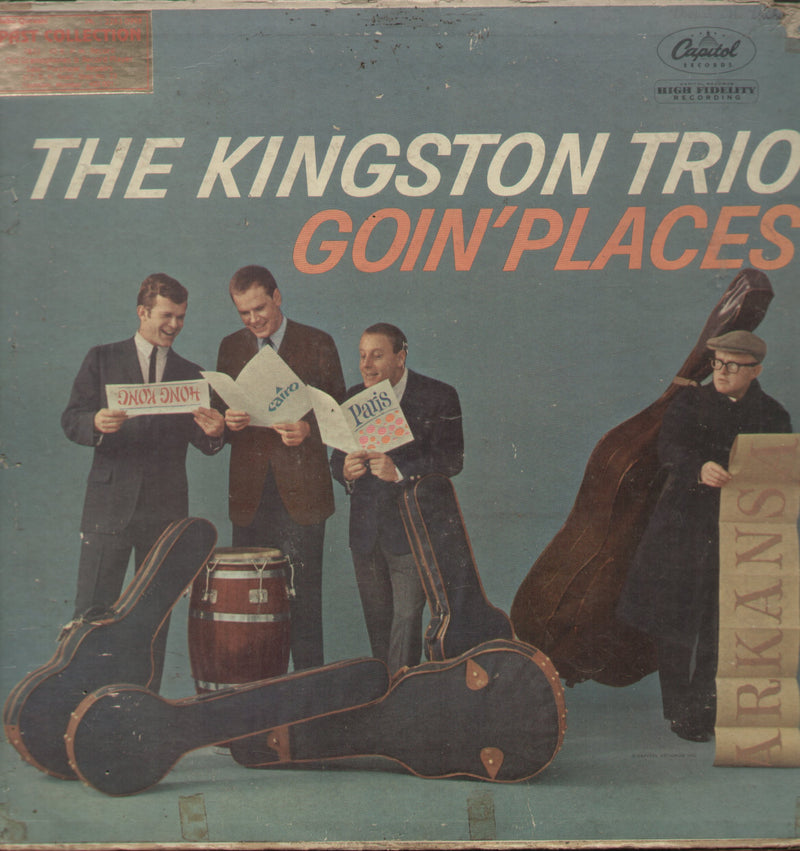 The Kingston Trio Goin' Places — LP vinyl record cover