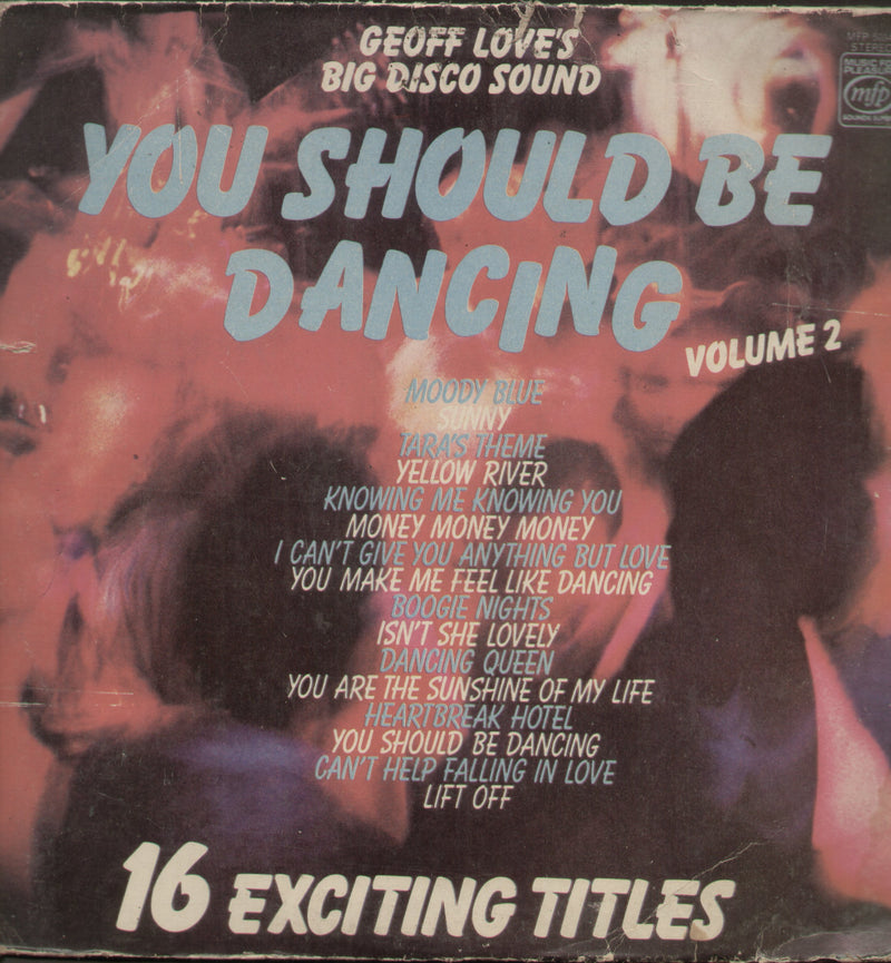 Geoff Love's Big Disco Sound You Should Be Dancing — disco LP vinyl record cover
