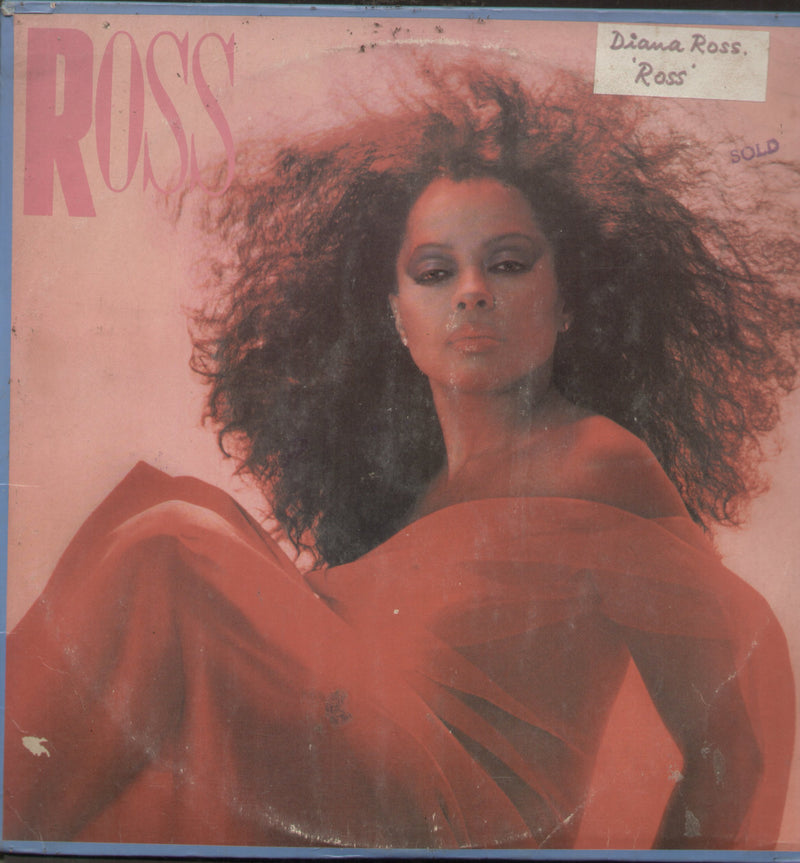 Ross Diana Ross — LP vinyl record cover