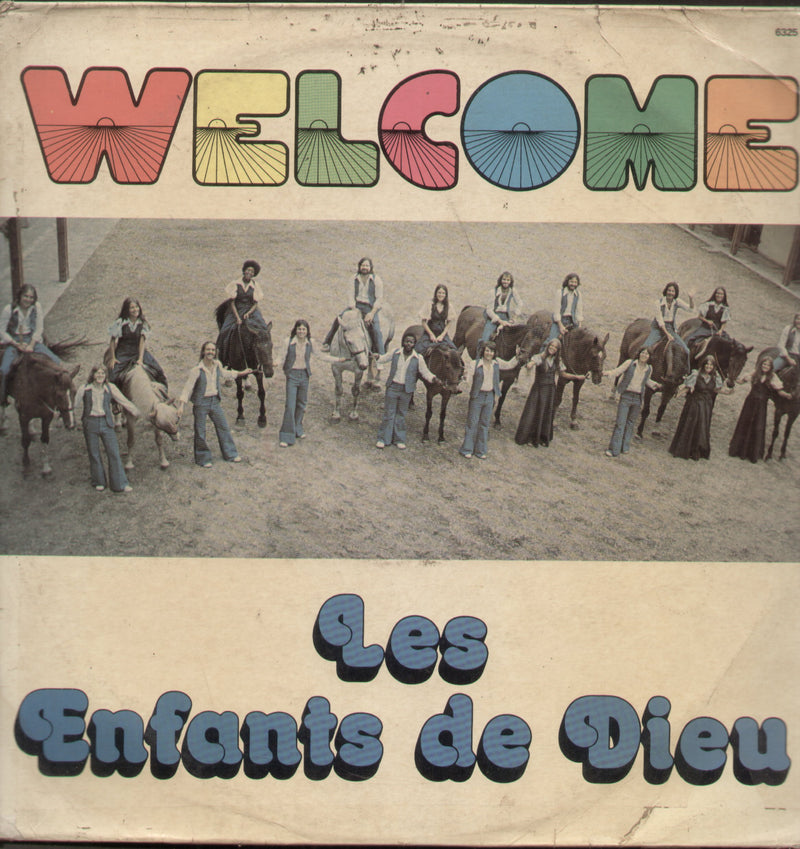 Welcome Les Enfants de Dieu — LP vinyl record cover