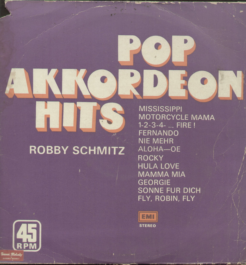 Pop Akkordeon Hits - English Bollywood Vinyl LP