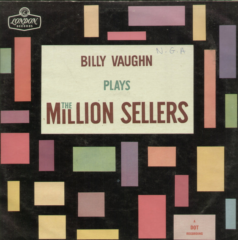 Billy Vaughn Plays The Million Sellers — LP vinyl record cover