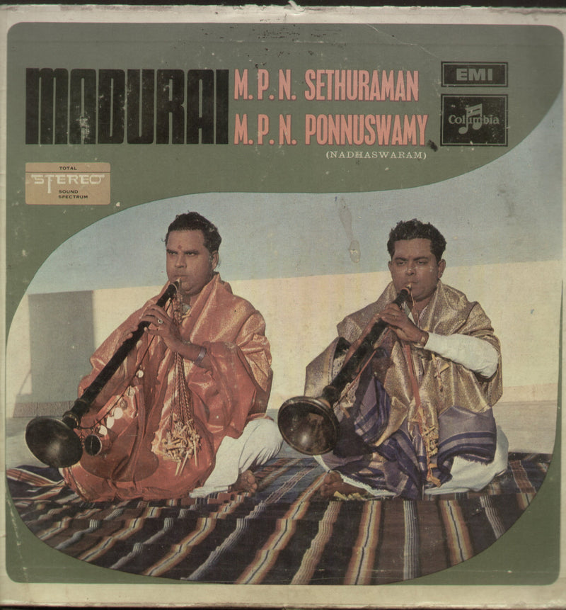 Madurai M.P.N. Sethuraman M.P.N. Ponnuswamy — instrumental LP vinyl record cover