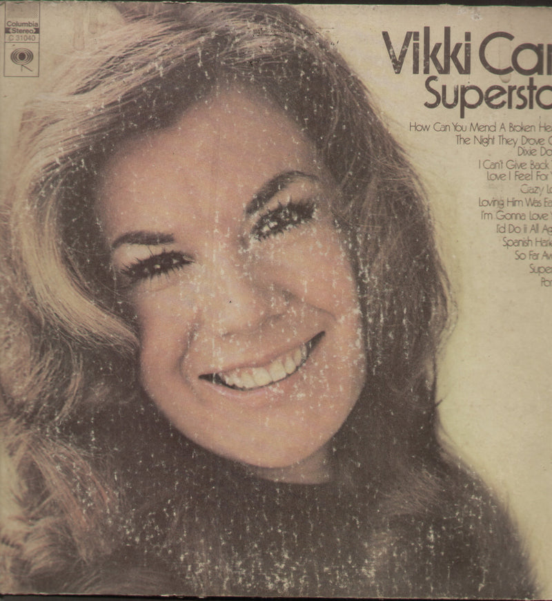 Vikki Carr/ Superstar — LP vinyl record cover