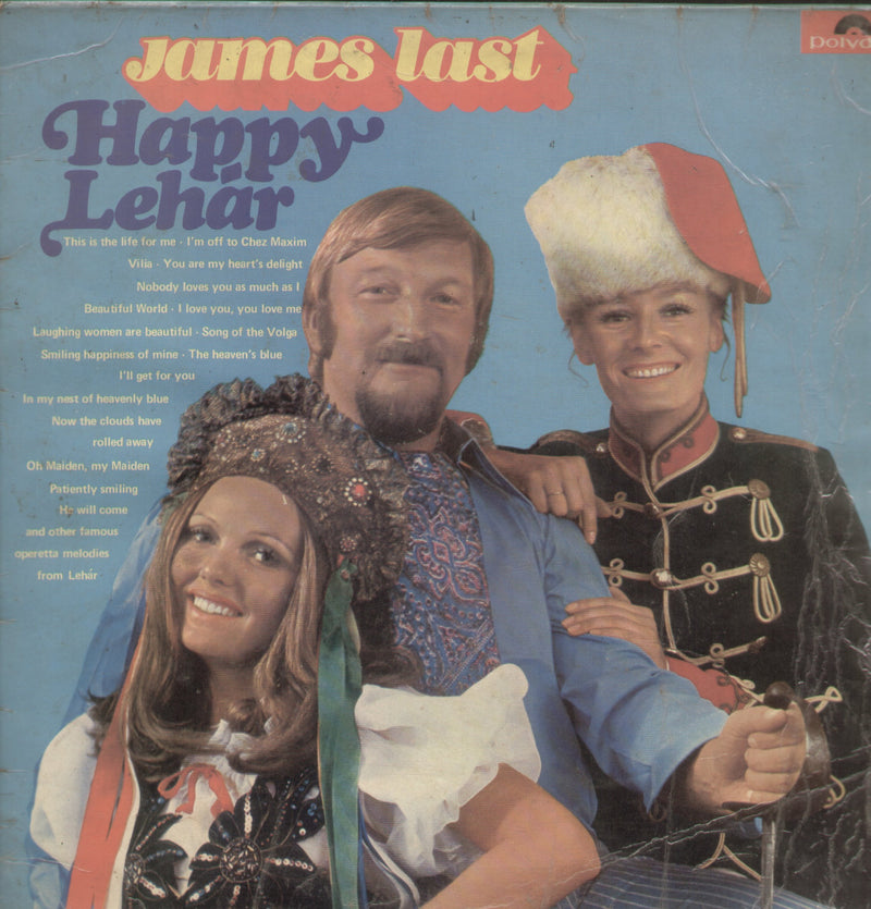 James Last Happy Lehar — LP vinyl record cover