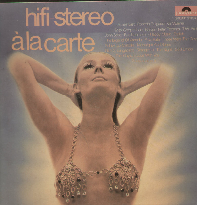 Hifi- Stereo Alacarte — LP vinyl record cover