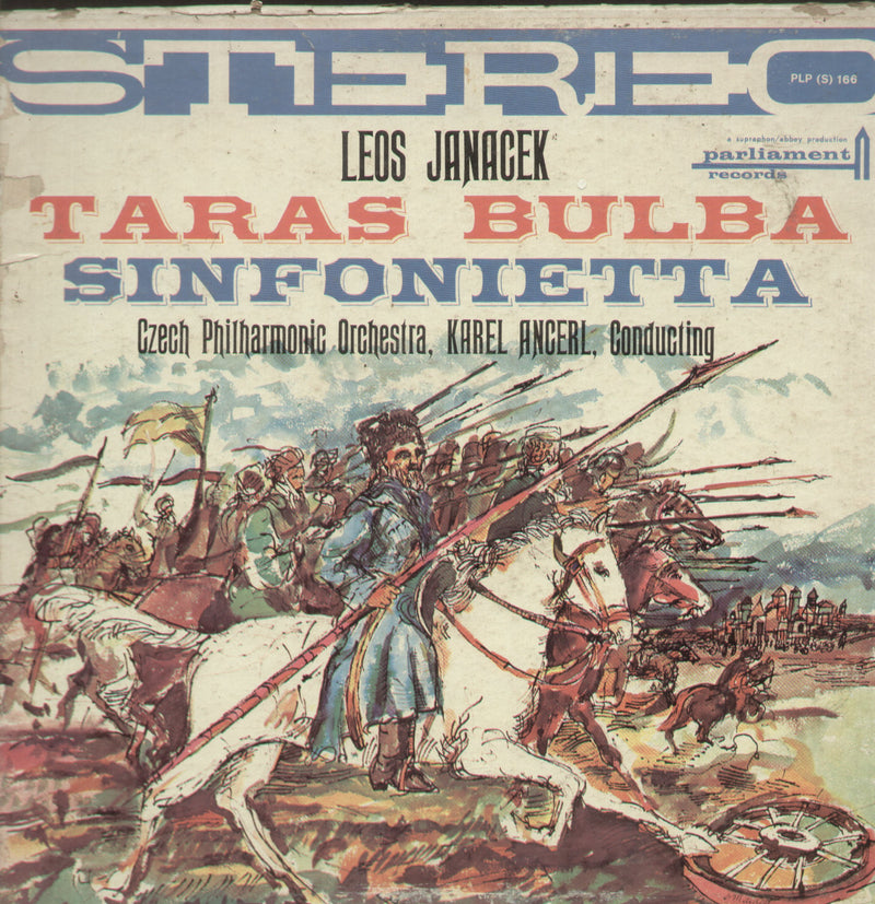 Leos Janacek Taras Bulba Rhapsody for Orchestra — LP vinyl record cover
