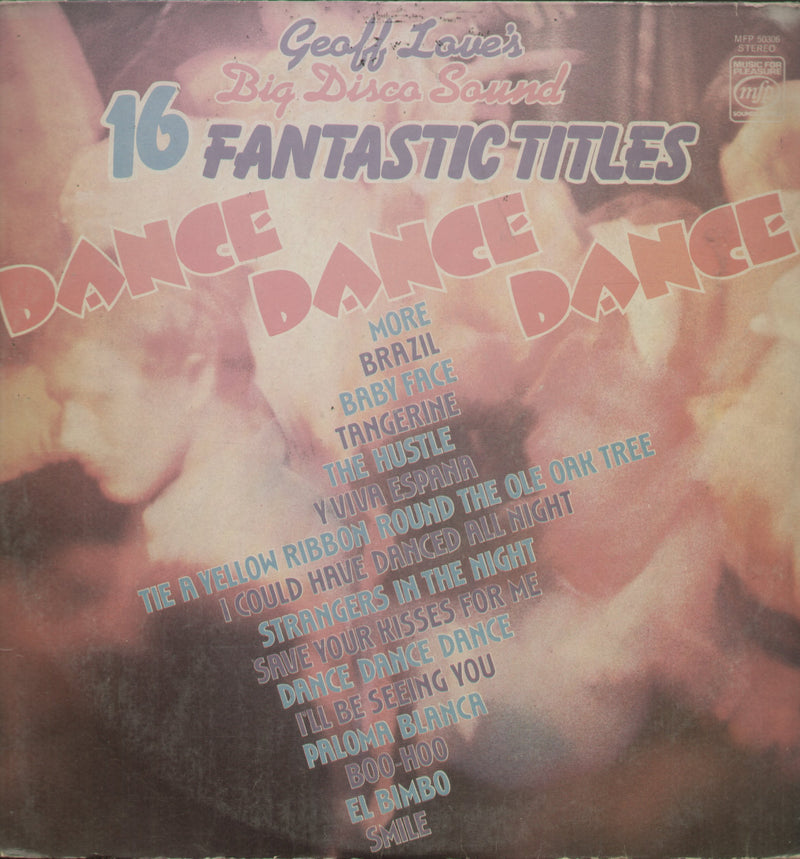 Big Disco Sounds 16 Fantastic Titles — disco LP vinyl record cover