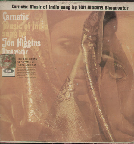 Carnatic Music Of India Sung By Jon Haggins Bhagavatar Vol 2 - Compilations Bollywood Vinyl LP