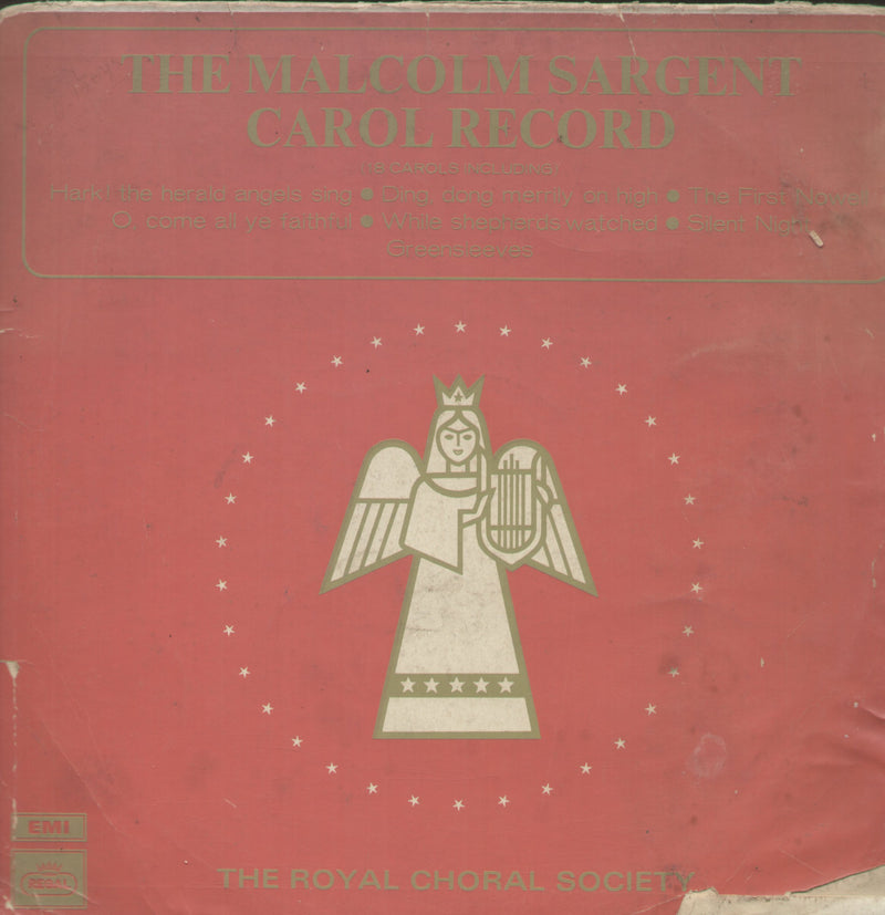 The Malcolm Sargent Carol — 1972 LP vinyl record cover
