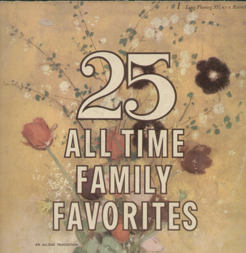 25 All Times Family Favorites — LP vinyl record cover