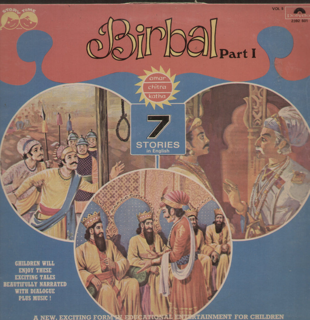 Birbal Part 1 Amar Chitra Katha 9 Stories In English - English Bollywood Vinyl LP