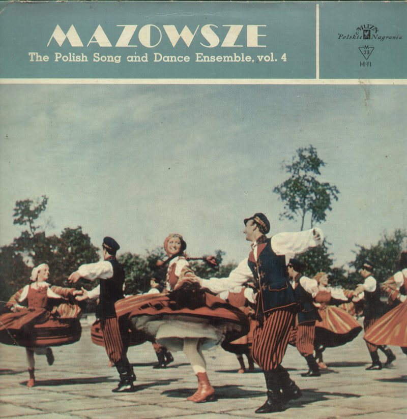 Mazowsze The Polish and Dance Ensemble Vol. 4 — LP vinyl record cover