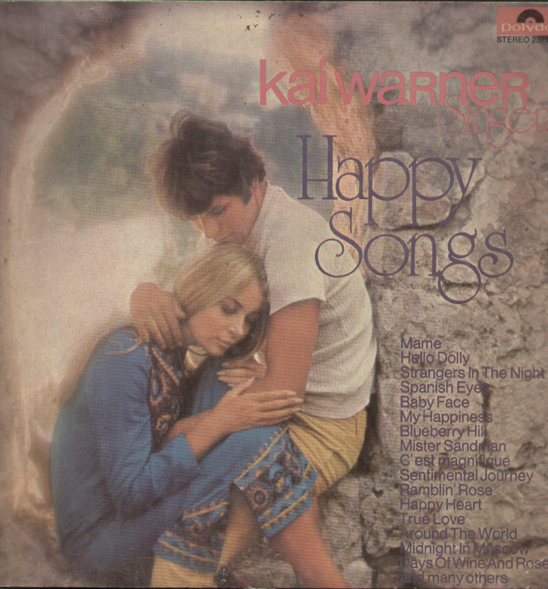 Kai Warner Singers Happy — LP vinyl record cover