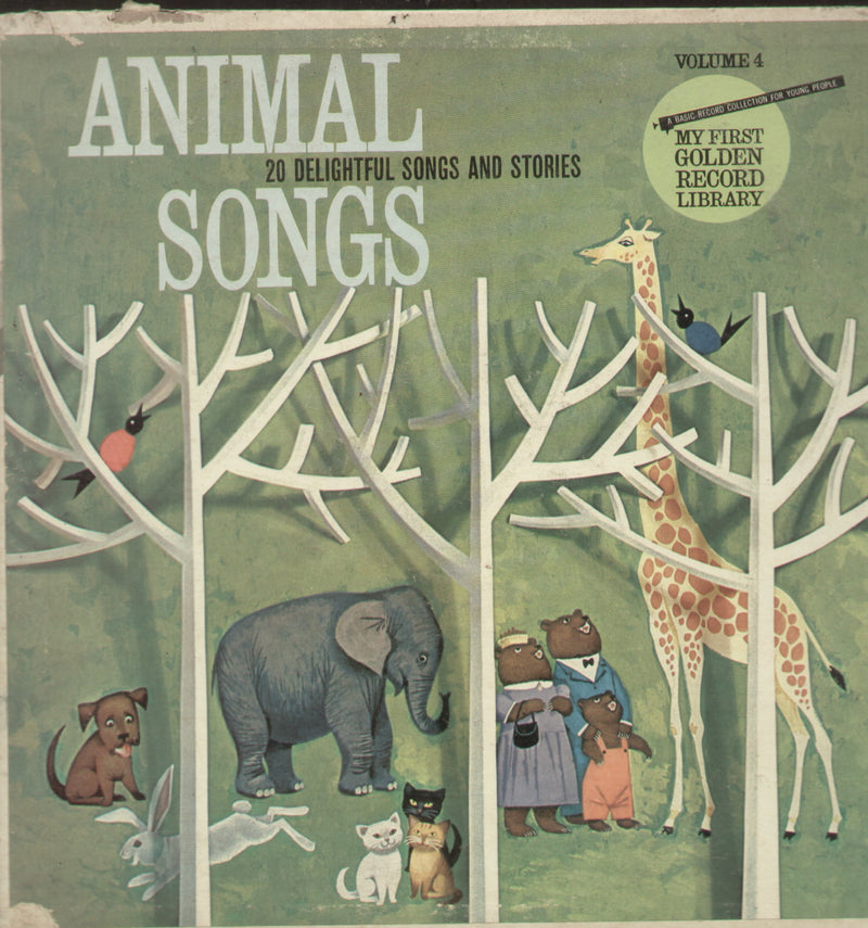 Animal Songs Vol. 4 — LP vinyl record cover