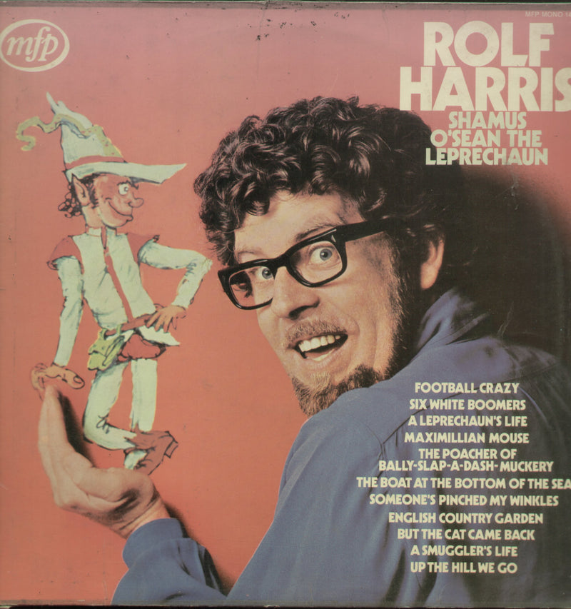 Rolf Harris Shamus O'Sean The Leprechaun — LP vinyl record cover