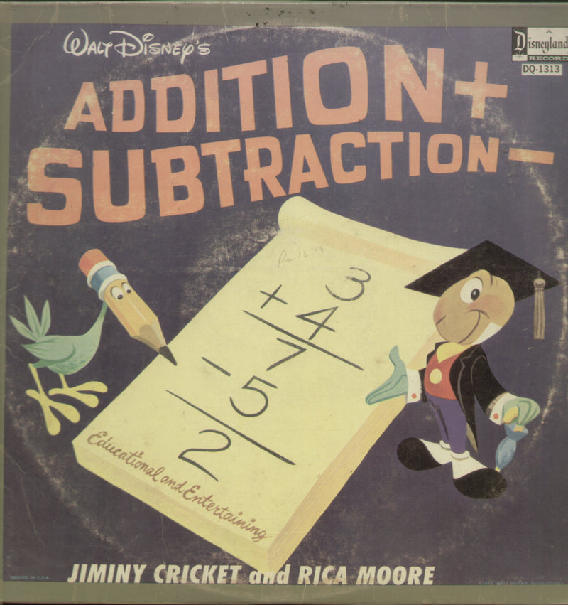 Addition and Subtraction — LP vinyl record cover