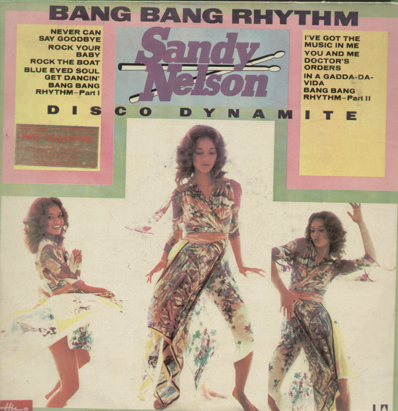 Sandy Nelson Disco Dtnamite — disco LP vinyl record cover