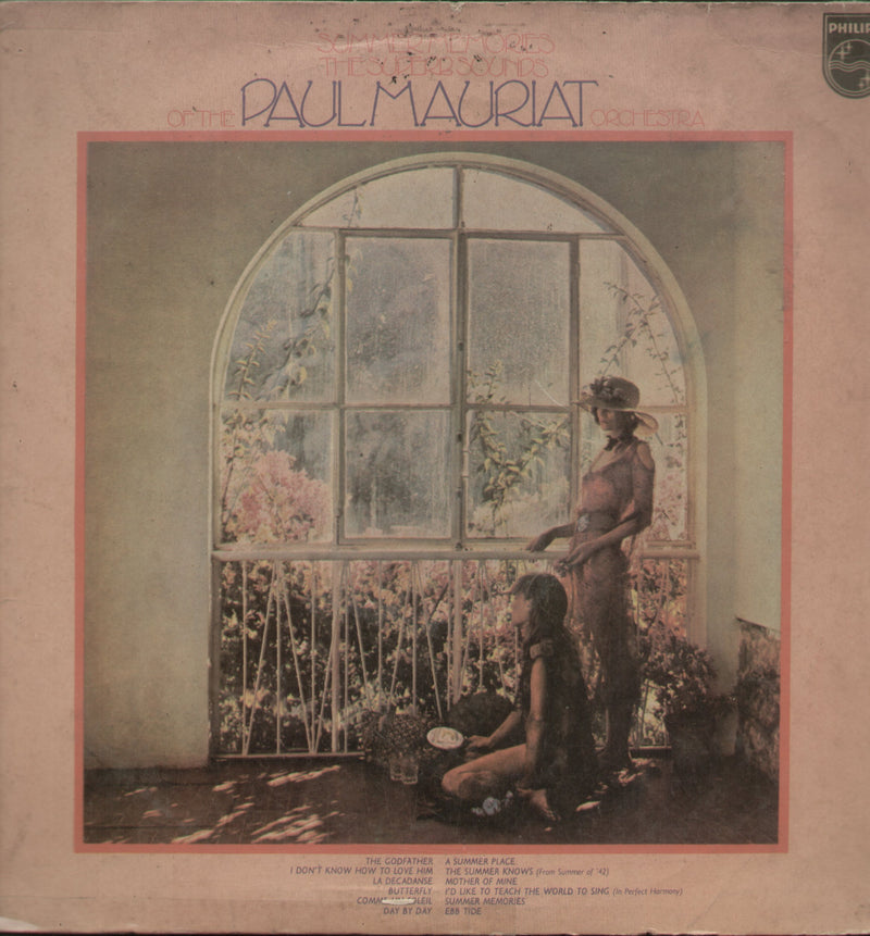 Summer Memories The Super Sounds Of The Paul Mauriat Orchestra — LP vinyl record cover