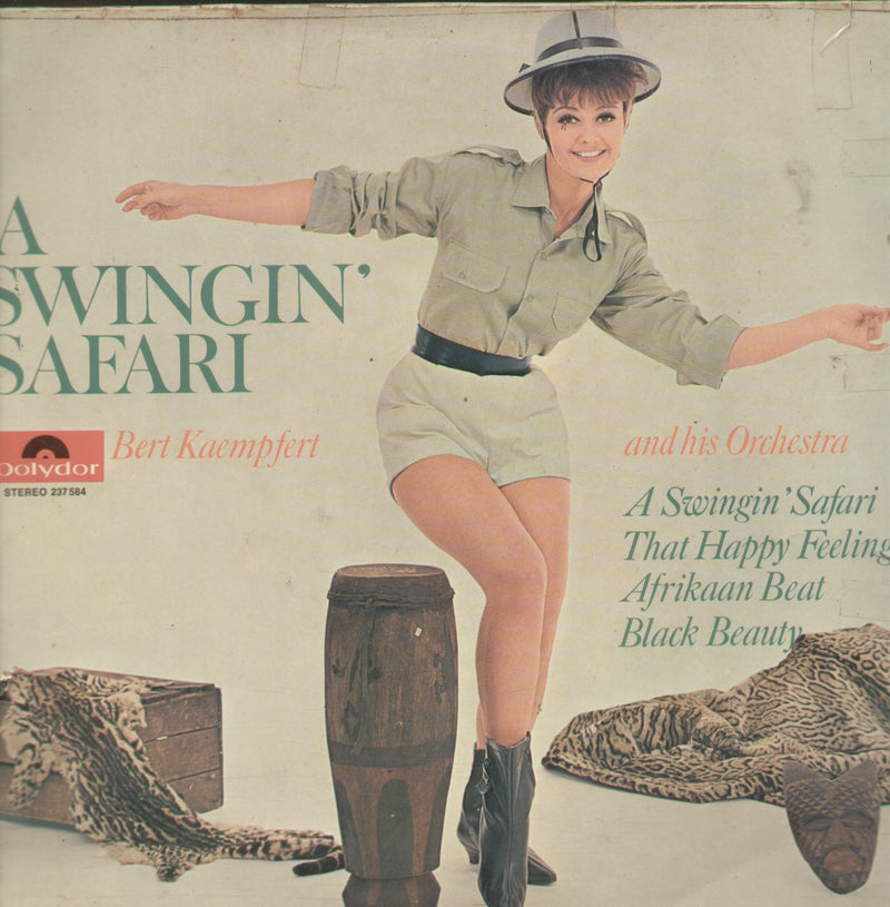 A Swingin Safari Bert Kaemfert And His Orchestra — 1962 LP vinyl record cover