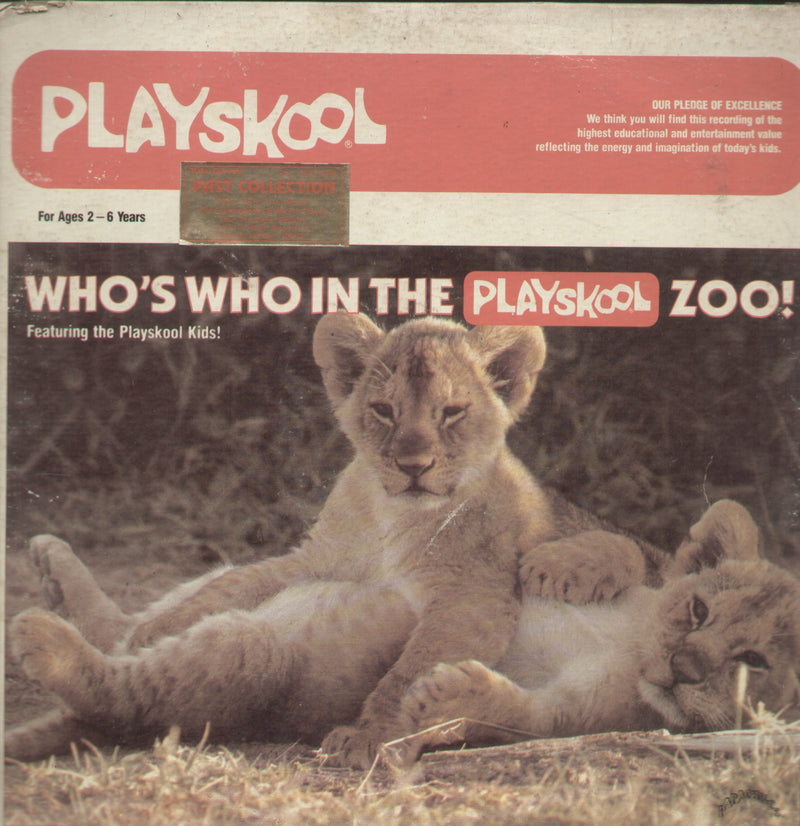 Who's Who In The Playskool Zoo — LP vinyl record cover