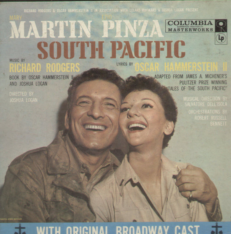 Martin Pinza South Pacific — LP vinyl record cover
