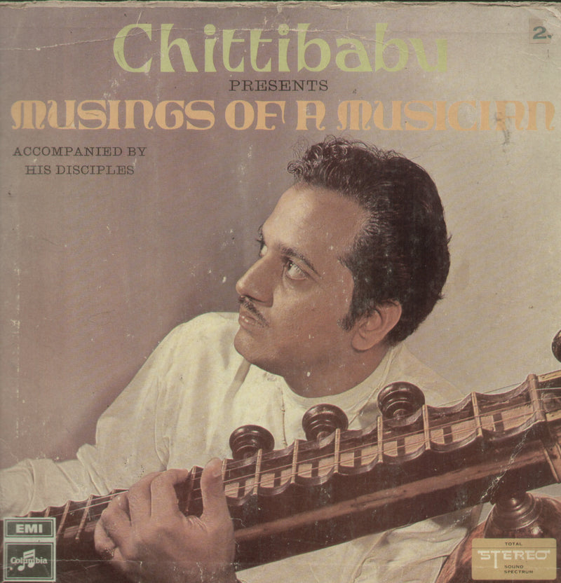 Chittibabu Musings Of A Musician — instrumental LP vinyl record cover