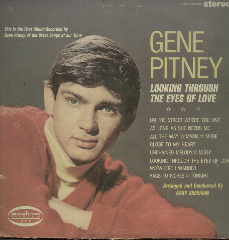 Gene Pitney Looking Through The Eyes of Love — LP vinyl record cover