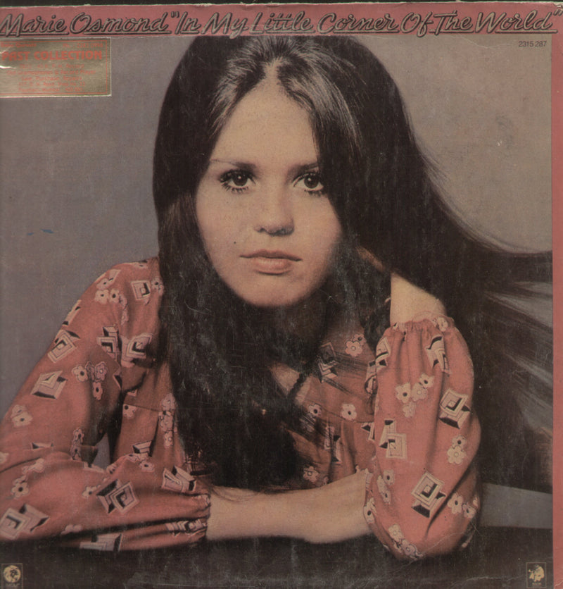 Marie Osmond In My Little Corner of The World — LP vinyl record cover