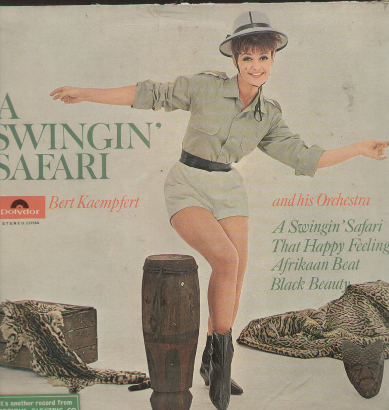 A Swingin Safari Bert Kaemfert And His Orchestra — 1962 LP vinyl record cover