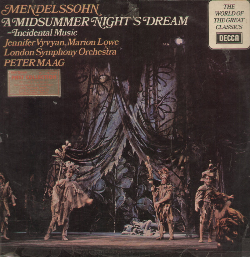Mendelssohn A Midsummer Nights Dream — LP vinyl record cover