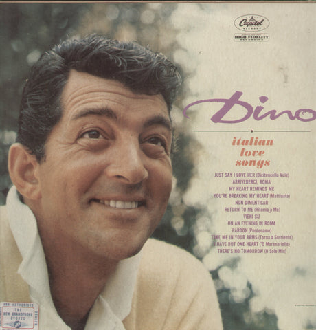 Dino Italian Long Song - English Bollywood Vinyl LP