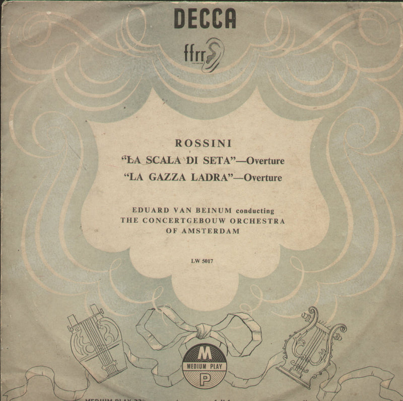 La Scala Di Seta and La Gazza Ladra — LP vinyl record cover