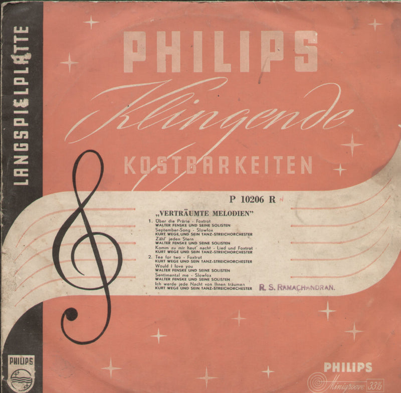 Vertraumte Melodien — LP vinyl record cover