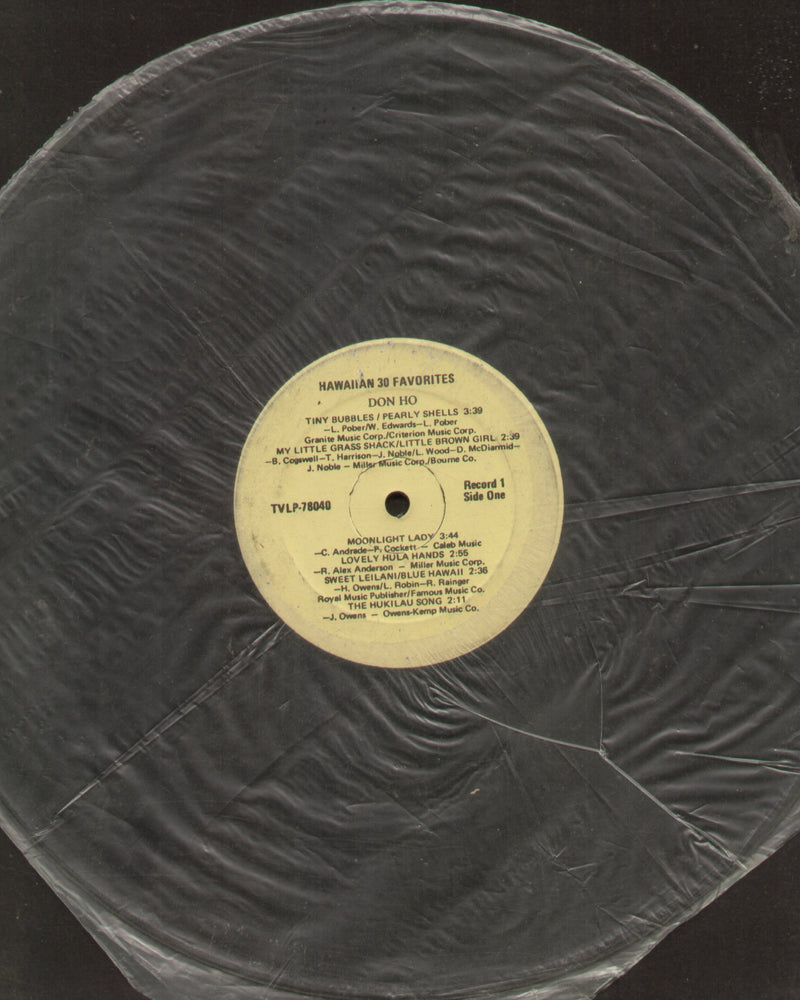 No Sleeve by Hawaiian 30 Favourites — LP vinyl record cover
