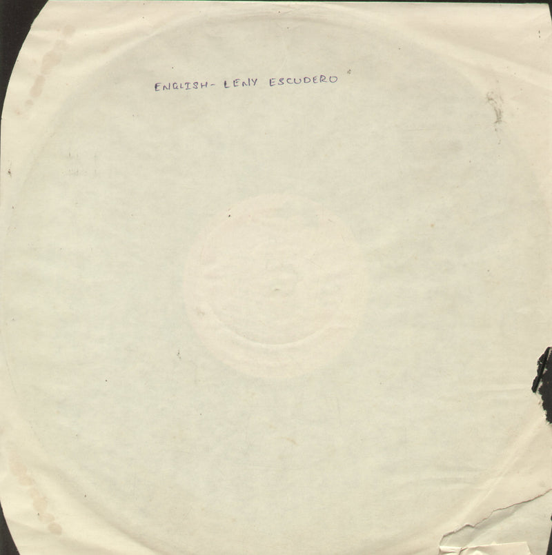No Sleeve by Leny Escudero — LP vinyl record cover