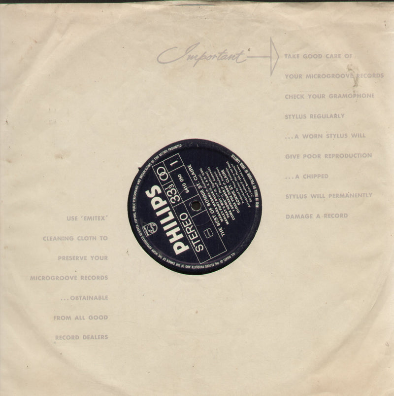 No Sleeve by The Best of Bonnie St. Chaire — LP vinyl record cover