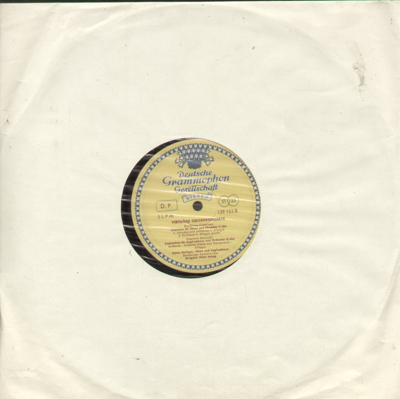 No Sleeve by Virtuose Oboenkonzerte — LP vinyl record cover