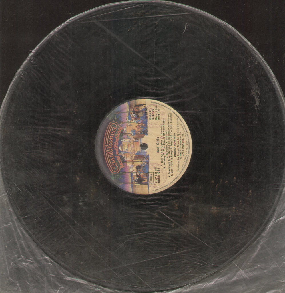 Bad Girls Donna Summer - English Bollywood Vinyl LP - No Sleeve