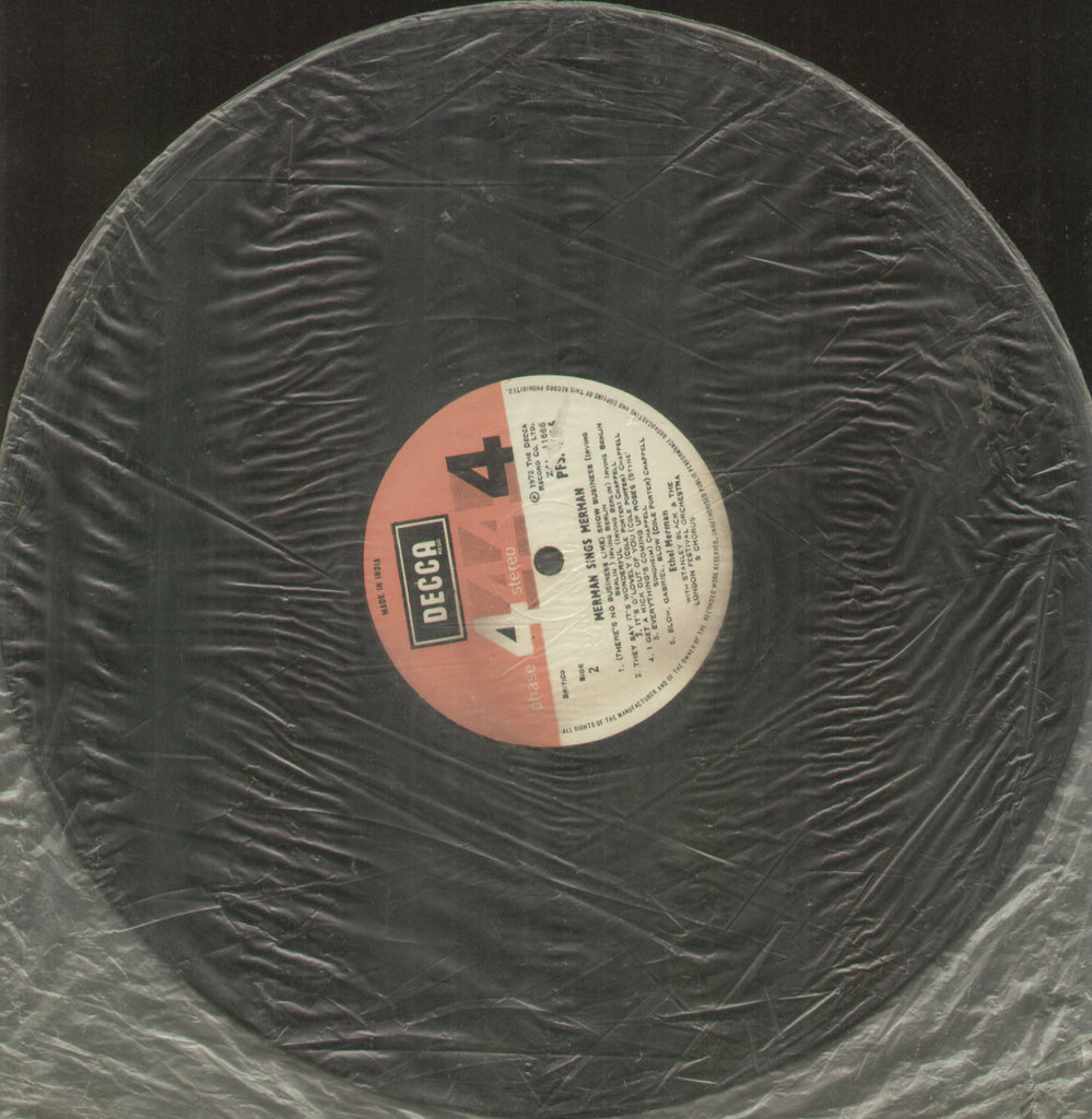 Merman Sings Merman - English Bollywood Vinyl LP - No Sleeve