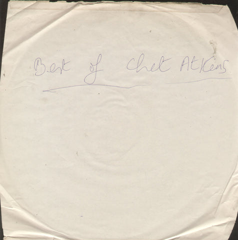 The Best of Chet Atkins - English Bollywood Vinyl LP - No Sleeve